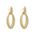 karma eye shape oval glitter earings
